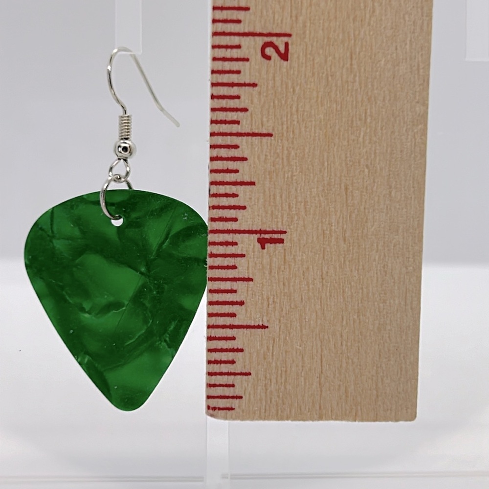 Guitar Pick Custom Earrings Fashion Jewelry - Picture 3 of 5